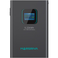 Акумуляторна батарея Marsriva LiFePO4 battery, 51.2V/102Ah, 5.22KWH, wall mounted