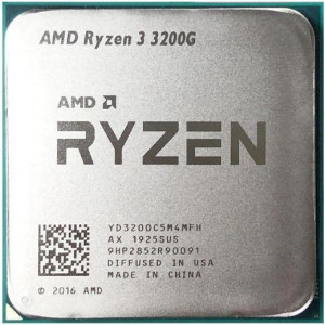 AMD Ryzen 3 4C/4T 3200G (3.6Hz/4.0GHz Boost,6MB,65W,AM4,Radeon Vega8) tray