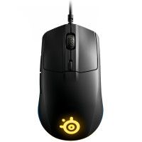 Мишка SteelSeries Rival 3, RGB Prism, 8500dpi., 6кн., чорна