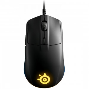 Мишка SteelSeries Rival 3, RGB Prism, 8500dpi., 6кн., чорна