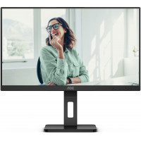 TFT 27" AOC Q27P3CV, QHD, IPS, 75Hz, 2xHDMI, DP, USB-C, RJ-45, USB-hub, HAS, Pivot, чорний, колонки