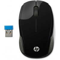 Мишка бездротова HP 200 Черное Wireless Mouse, 3 кн., 1000 dpi, чорна