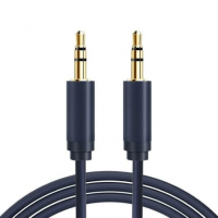 Кабель Cabletime Audio 3.5 mm M - 3.5 mm M, 1 m, Черное, 3 pin (CF15H)