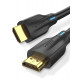 Кабель Vention HDMI-HDMI, 1.5 m, v2.1, 8K 60Hz, 4K 120Hz, 2K 144Hz, 1080P 160Hz (AANBG)