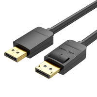 Кабель Vention DisplayPort v1.2 1m Черное, 4K 60Hz, 2K 144Hz (HACBF)