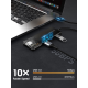 USB-хаб Cabletime USB A - 4 Port USB 3.0, 5Gbps, 0.15 cm (CB01B)