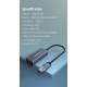 Кабель Cabletime USB A 2.0 - RJ45 100Mbps Ethernet, 0.15m, Space Grey (CB52G)