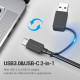 USB-хаб Vention 4-Port с micro USB питанием 0.15M Черное(CHTBB)