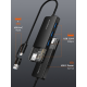 USB-хаб Cabletime USB C/A - 4 Port USB 3.0, 5Gbps, 0.15 cm (CB05B)