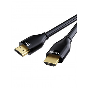 Кабель Cabletime HDMI-HDMI, 1 m, v2.1, 8K 60Hz, 4K 165Hz, 2K 144Hz, 1080P 240Hz (CH12H)