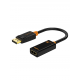 Перехідник Сabletime DisplayPort - HDMI, 0.2m, v2.0 4K 30hz (CP21B)