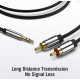 Кабель Vention AUX 3.5 mm M - 2xRCA M, 15 m, Черное (BCFBN)