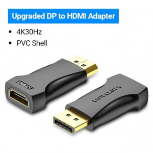 Перехідник Vention DisplayPort M - HDMI F прямий (HBPB0)