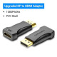 Перехідник Vention DisplayPort M - HDMI F прямий (HBPB0)