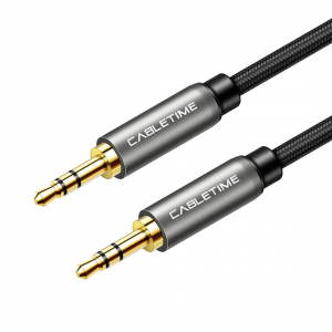 Кабель Cabletime Audio 3.5 mm M - 3.5 mm M, 1.8 m, Black, 3 pin (CF10K)