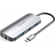 USB-хаб Vention OTG USB Hub USB-C to HDMI/USB 3.0x3/RJ45/PD, 0.15 m (TOHHB)