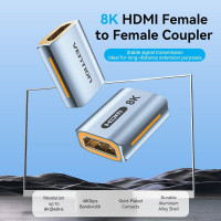 Перехідник Vention HDMI F - HDMI F прямий (AIUH0)