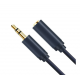 Кабель Cabletime Audio 3.5 mm M - 3.5 mm F, 3 m, Черное, 3 pin (CF16N)