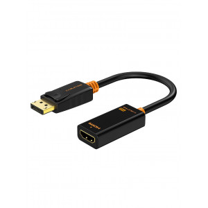 Перехідник Сabletime DisplayPort - HDMI, 0.2m, v2.0 (1920*1080p)/60HZ (CP22B)