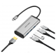 Перехідник-конвертер Vention Type-C-HDMI, 0.15 m, USB3.0*3/PD USB Type-C (CNBHB)