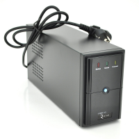 ИБП Ritar E-RTM600 (360W) ELF-L, LED, AVR, 2st, 2xSCHUKO socket, 1x12V7Ah, metal Case Q4 (310*85*140) Код: 403910-09