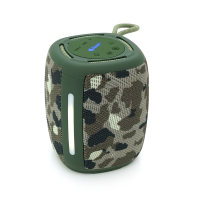 Колонка Kisonli Q17 Bluetooth 5.3, 1х8W, 1800mAh, USB/TF/TWS/FM/BT/LED, DC: 5V/1A, BOX, Camouflage, Q45