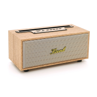 Колонка Kisonli G12A Bluetooth 5.0, 1х8W, 1200mAh, USB/TF/BT/AUX, DC: 5V/1A, Wooden, BOX, Q40