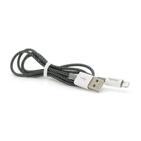 Кабель iKAKU KSC-723 GAOFEI smart charging cable for iphone, Black, длина 1м, 2.4A, BOX