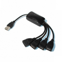 Хаб USB 2.0 4 порти (гідра), Blister Q250 Код: 330670-09