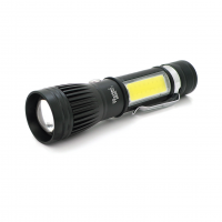 Ліхтарик ручний Watton WT-602, Cree T6+16SMD, 3 реж., ZOOM, 6800mAh акумулятор, заряджання microUSB. IP44. 135 х 30 х 20. BOX