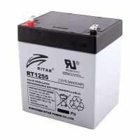 Аккумуляторная батарея AGM RITAR RT1255, Black Case, 12V 5.5Ah ( 90 х 70 х 101 (107) ), 1,7kg Q10 Код: 407970-09