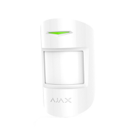 Бездротовий датчик руху c радіочастотним скануванням Ajax MotionProtect Plus white