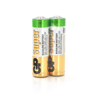 Батарейка GP Super 15A-S2, щелочная AA, 2 шт в вакуумной упаковке, цена за упаковку