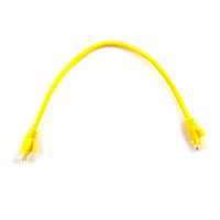 Патч-корд литой RITAR, UTP, RJ45, Cat.5e, 0,25m, желтый, Cu (медь)