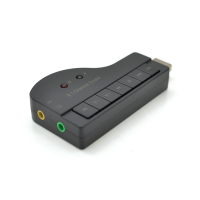 Контролер USB-sound card (8.1) 3D sound (Windows 7 ready), Blister Код: 414360-09