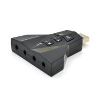 Контроллер USB-sound card (7.1) 3D sound (Windows 7 ready), Blister Код: 414371-09