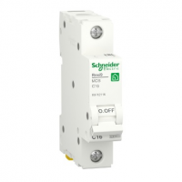 Автоматичний вимикач Schneider RESI9 16А, 1P, крива, 6кА Код: 330731-09