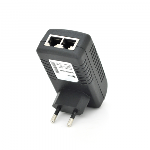POE інжектор RITAR RT-PIN-24 / 12EU, 24V 0,5A (12Вт) з портами Ethernet 10/100 Мбіт / с, EU PLUG Код: 353361-09