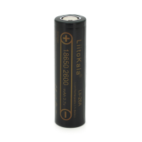 Аккумулятор 18650 Li-Ion LiitoKala Lii-26A, 2600mAh (2450-2650mAh), 3.7V (2.75-4.2V), Black, PVC BOX Q2, цена за 1 шт
