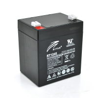 Аккумуляторная батарея AGM RITAR RT1245B, Black Case, 12V 4.5Ah ( 90 х 70 х 101 (107) ), 1.4 kg Q10