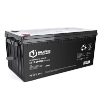 Аккумуляторная батарея EUROPOWER AGM EP12-200M8 12V 200Ah ( 522 x 240 x 219) Black Q1/18