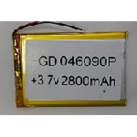 Литий-полимерный аккумулятор 4*60*90mm (Li-ion 3.7В 3500мА·ч) Код: 389691-09