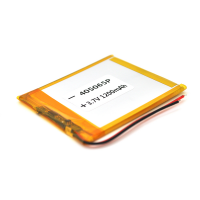 Литий-полимерный аккумулятор 4*55*65mm (Li-ion 3.7В 2200мА·ч) Код: 393441-09
