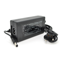 Зарядний пристрій для літієвих акумуляторів 42V 2A, штекер 5,5х2,5мм, BOX Код: 398221-09