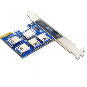 Контролер PCI-Е => USB 3.0, 4 порта, 5Gbps, OEM Код: 414311-09
