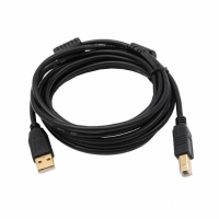 Кабель USB 2.0 AM/BM, 1.0m, черный, Пакет Q500 Код: 389481-09