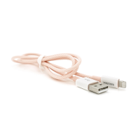 Кабель iKAKU KSC-723 GAOFEI smart charging cable for iphone, Pink, длина 1м, 2.4A, BOX