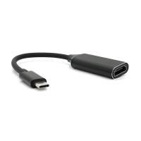 Конвертер Type-C (папа) на HDMI(мама) 10cm, Black, 4K/2K, Пакет