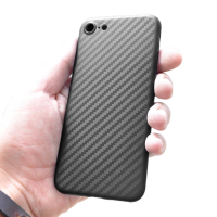 Ультратонкая пластиковая накладка Carbon iPhone 6 Plus/ 6s Plus black Код: 366951-09