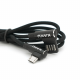 Кабель iKAKU KSC-028 JINDIAN charging data cable for micro, Black, длина 1м, 2.4A, BOX